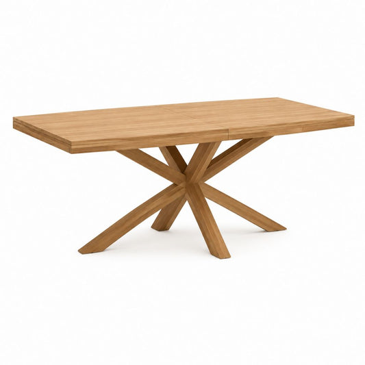 Esstisch Natur Akazienholz rechteckig 200 x 100 x 76 cm